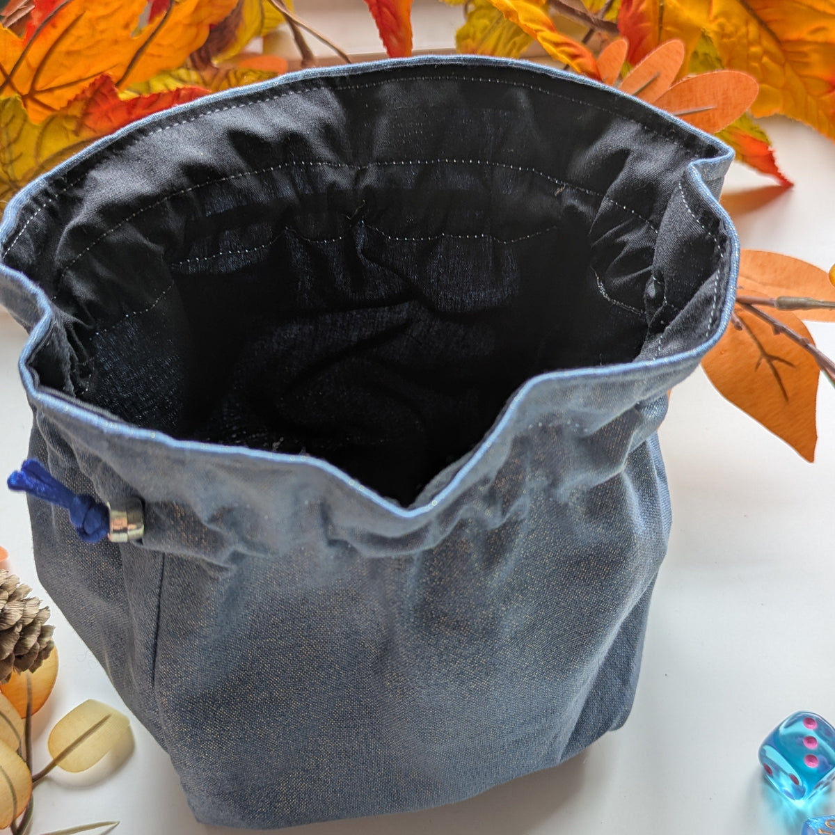 Blue/grey Dice Bag